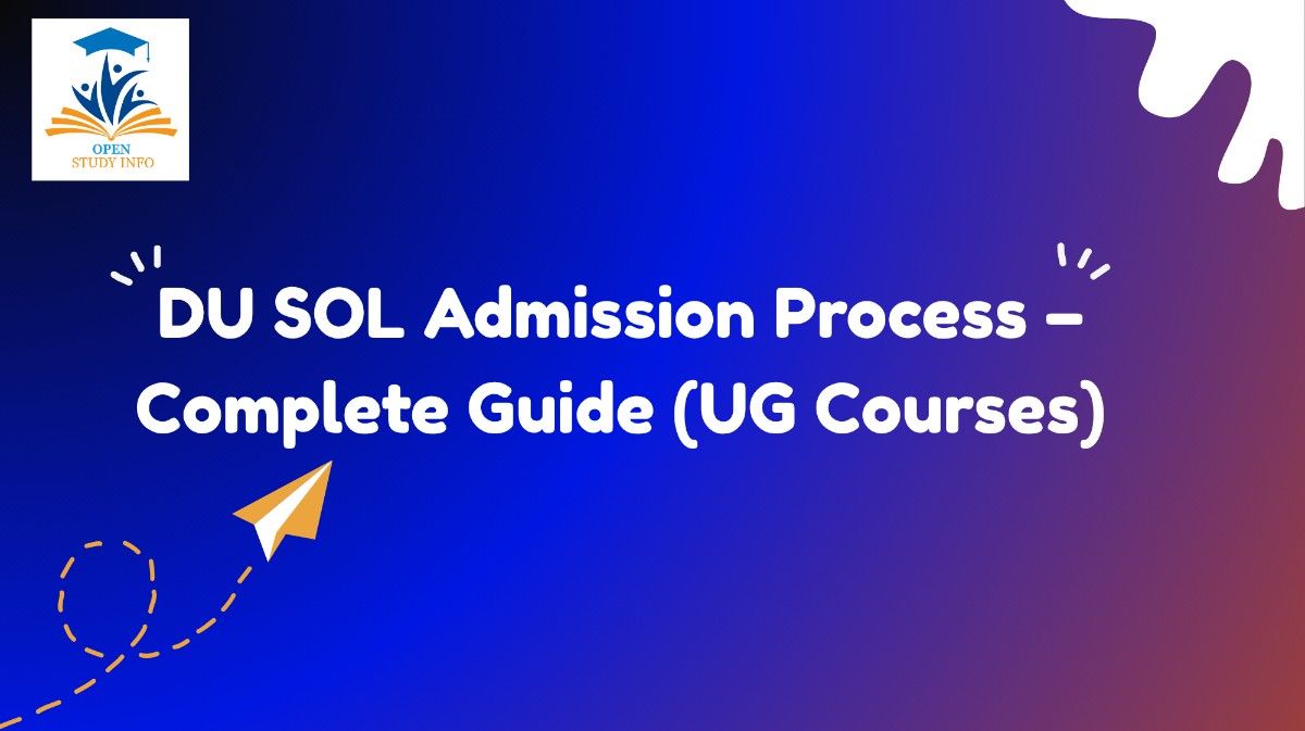 DU SOL Admission Process