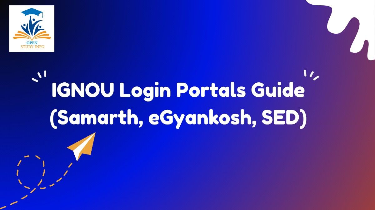 IGNOU Login Portals Guide