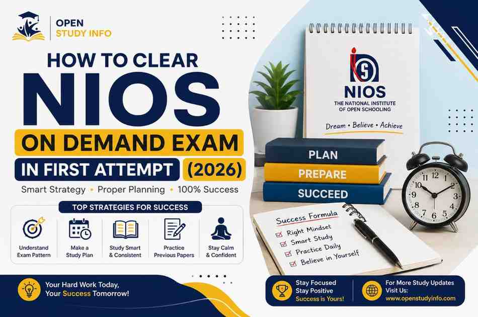 How to Clear NIOS On Demand Exam in First Attempt (2026)
