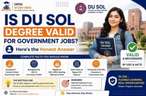 Is DU SOL Degree Valid for Government Jobs?