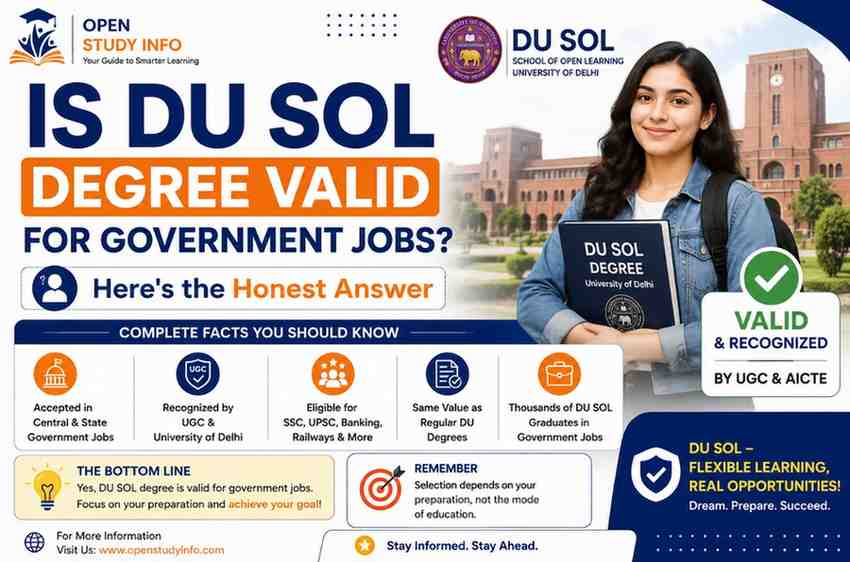 Is DU SOL Degree Valid for Government Jobs?