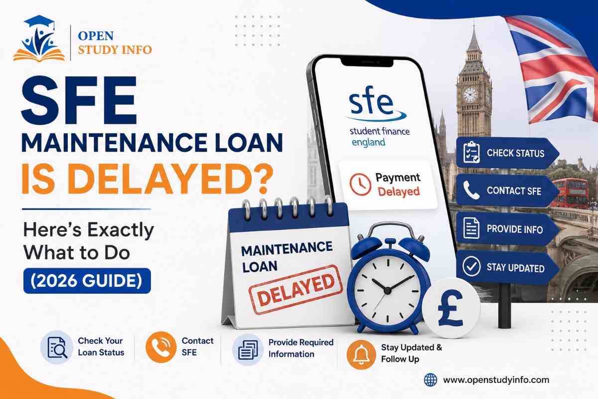 SFE Maintenance Loan is Delayed? Here's Exactly What to Do (2026 Guide)