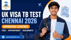 UK visa TB test Chennai 2026 approved centres fees appointment and documents