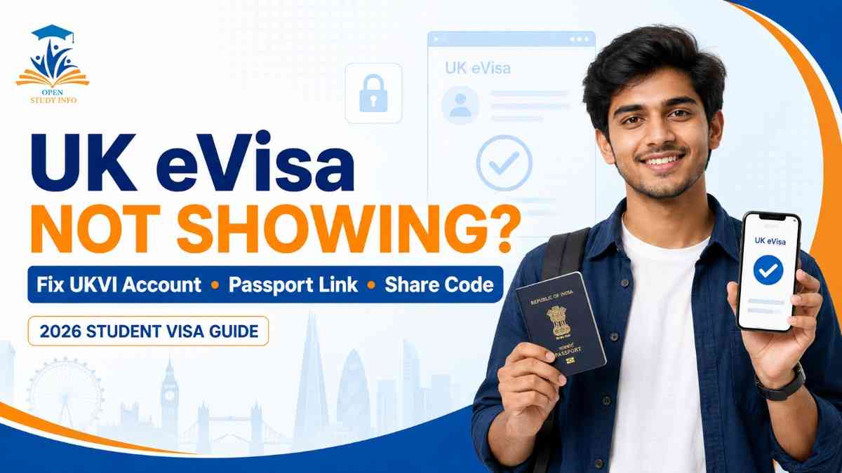 UK eVisa not showing after Student visa approval 2026 UKVI account fix guide