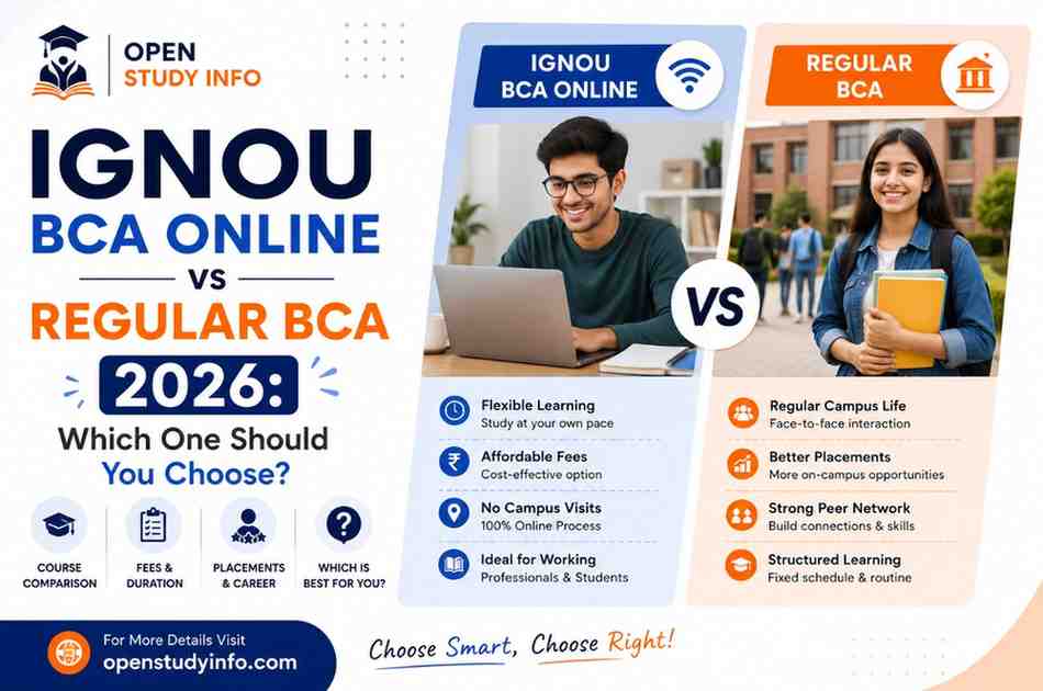IGNOU BCA Online vs Regular BCA 2026: Which One Should You Choose?