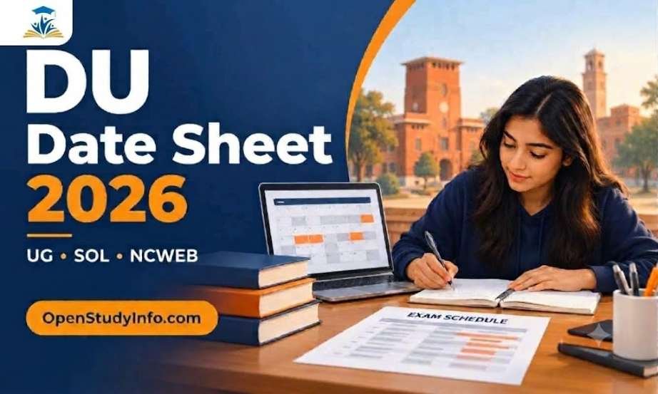 DU Date Sheet December 2026 tentative UG SOL and NCWEB exam schedule